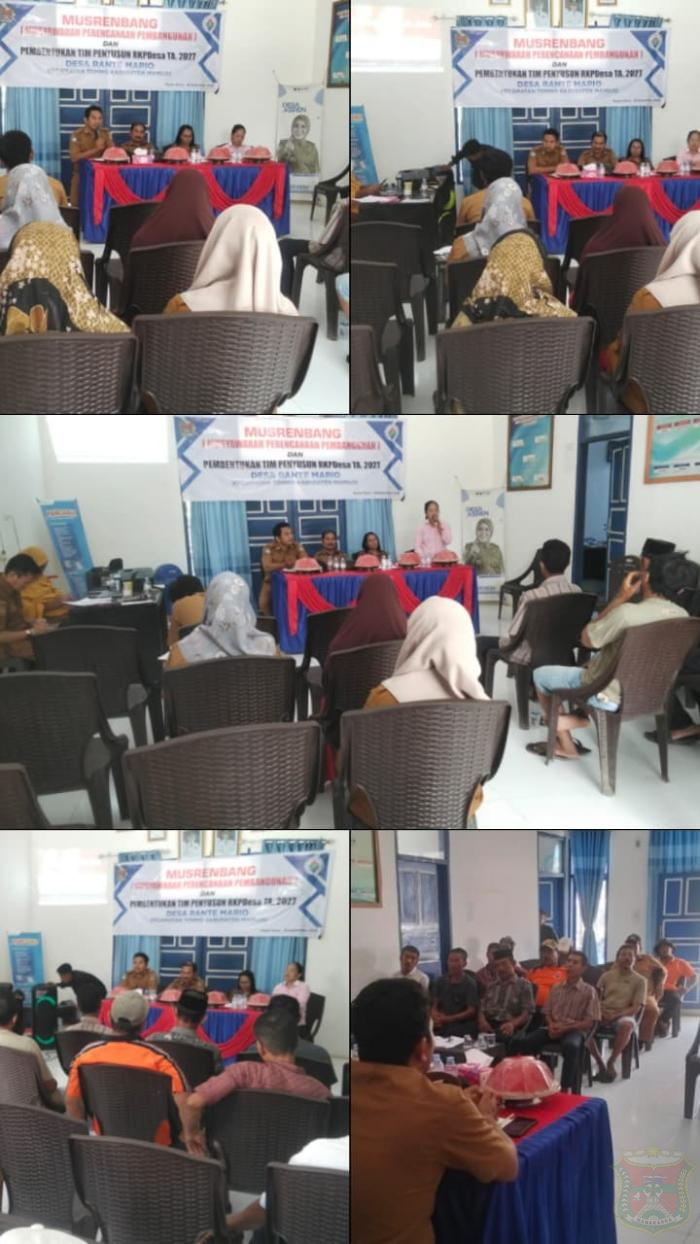 MUSRENBANG Desa Rante Mario